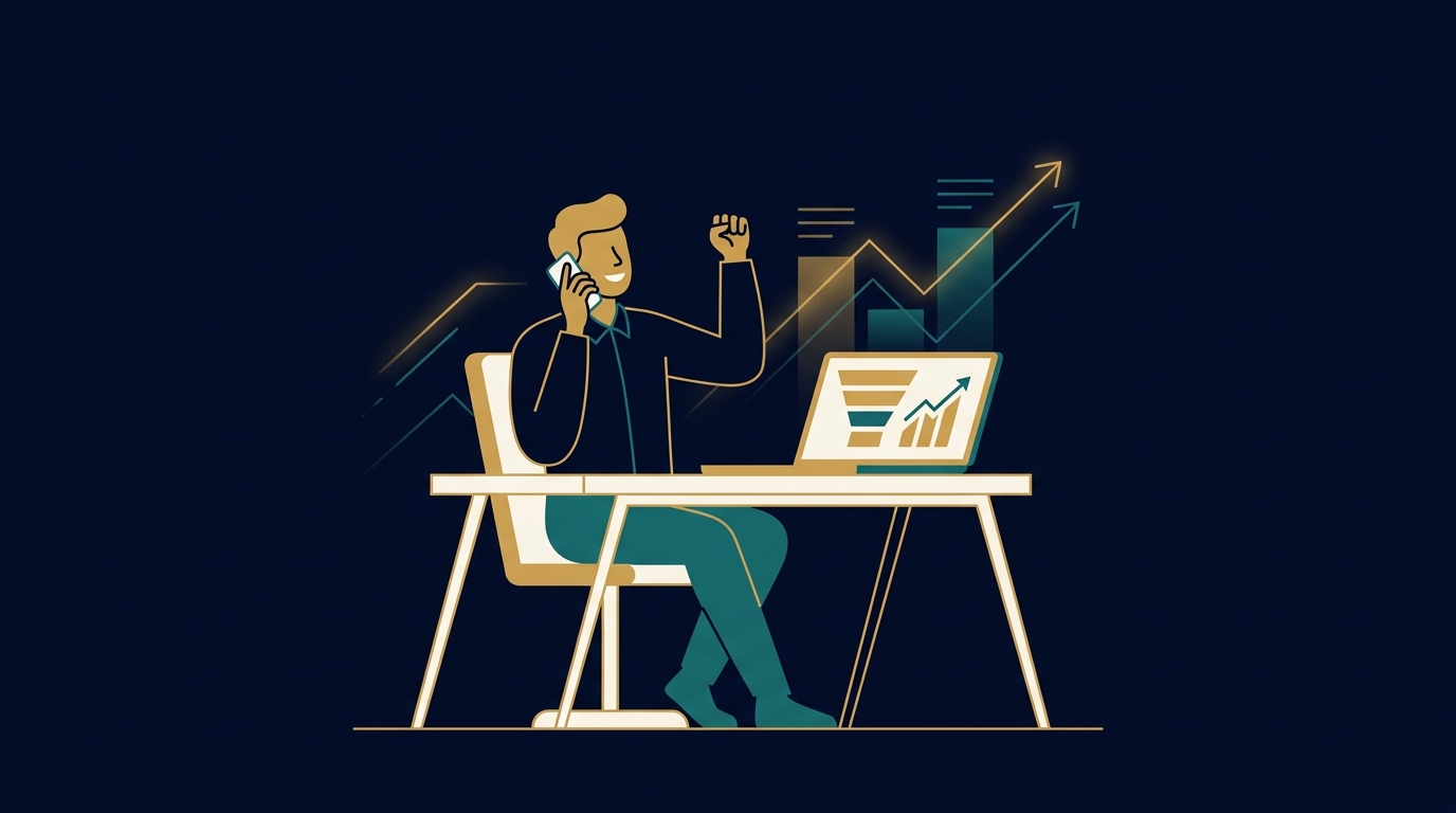 Sales closer focused on live calls while the VA keeps pipeline moving in the background