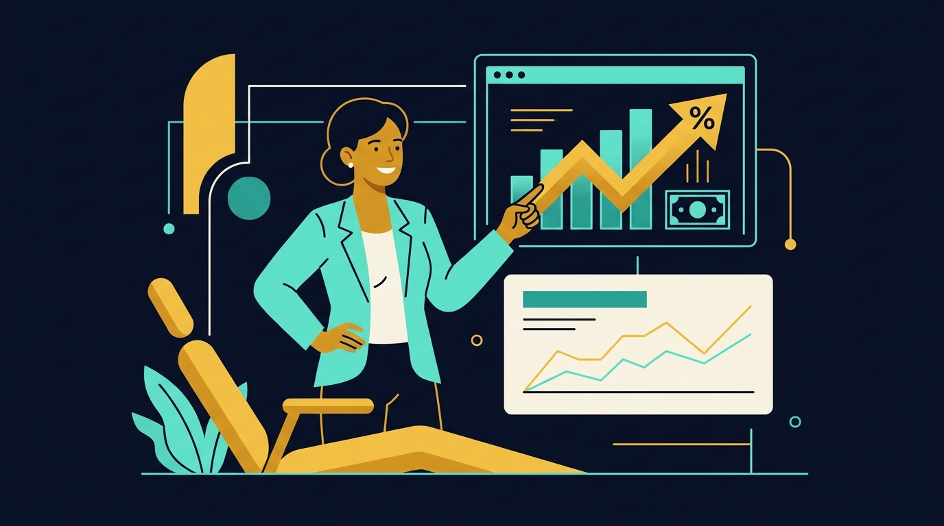 Dental practice ROI dashboard