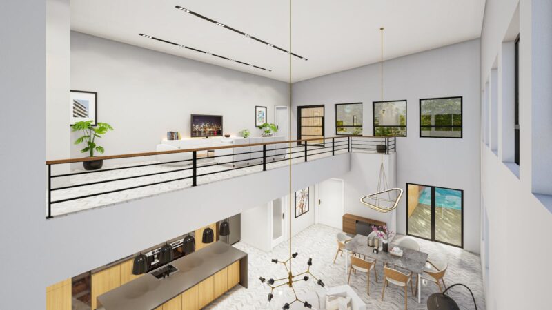 Modern minimalist home interior — virtual staging reference
